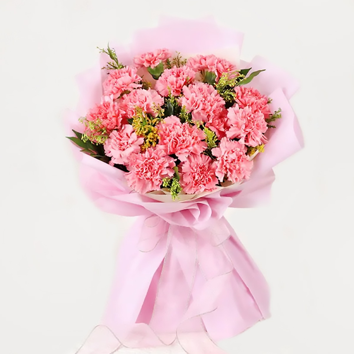 Pink roses bouquet