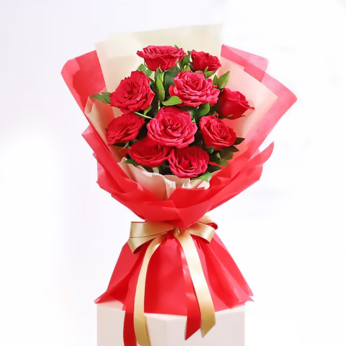 Classic Red Roses Bouquet
